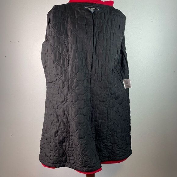 Kristen Blake Red Full Zip Jacket Size L EUC - Picture 7 of 9